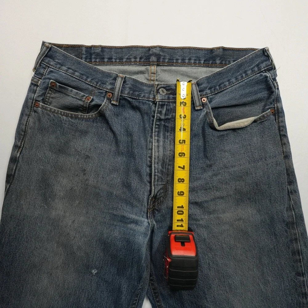 Levi's 550 Jeans Men's Size 38x36 (fit 36X34) Blue Denim Straight Leg Fit‎